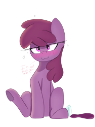 Size: 1500x2000 | Tagged: safe, artist:psychotix, imported from derpibooru, berry punch, berryshine, earth pony, pony, alcohol, alcoholism, blushing, crossed hooves, drink, drunk, drunk bubbles, glass, lidded eyes, raised hoof, simple background, solo, spilled drink, talking, talking to viewer, transparent background, underhoof, wine, wine glass