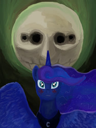 Size: 1200x1600 | Tagged: safe, artist:higvern, imported from derpibooru, princess luna, alicorn, crossover, fear and hunger 2, rher