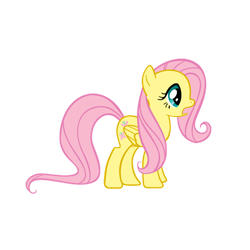 Size: 900x900 | Tagged: safe, artist:angel-the-bunny, imported from derpibooru, fluttershy, pegasus, pony, female, mare, open mouth, simple background, solo, transparent background, vector