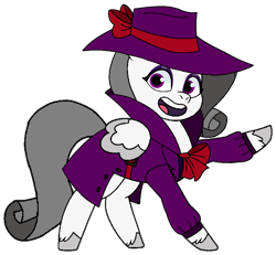 Size: 739x683 | Tagged: safe, artist:noi kincade, imported from derpibooru, oc, oc only, oc:oliver spade, pegasus, clothes, detective, fedora, female, g4 to g5, g5, generation leap, hat, my little pony: tell your tale, simple background, solo, transparent background, trenchcoat