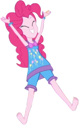 Size: 1579x2520 | Tagged: safe, edit, edited screencap, editor:homersimpson1983, imported from derpibooru, screencap, pinkie pie, human, equestria girls, background removed, female, not a vector, simple background, solo, transparent background