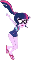 Size: 1322x2520 | Tagged: safe, edit, edited screencap, editor:homersimpson1983, imported from derpibooru, screencap, sci-twi, twilight sparkle, human, equestria girls, background removed, bare shoulders, clothes, female, not a vector, sci-twi swimsuit, simple background, sleeveless, solo, swimsuit, transparent background