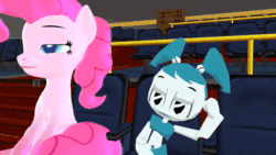 Size: 1280x720 | Tagged: safe, artist:puzzlshield2, imported from derpibooru, maud pie, pinkie pie, princess luna, pony, equestria girls, season 8, the maud couple, spoiler:s08, 3d, animated, auditorium, comedy, crossover, ennard, five nights at freddy's, five nights at freddy's: sister location, fnaf world, funny, jenny wakeman, laughing, mario, meme, microphone, mmd, mr. puzzles (smg4), patrick star, reanimation, recreation, smg4, spongebob squarepants, stand-up comedy, super mario bros., youtube link, youtube video