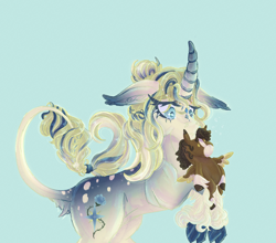 Size: 2064x1815 | Tagged: safe, artist:pegasus004, imported from derpibooru, oc, oc only, pegasus, pony, unicorn, braid, cloven hooves, curved horn, horn, male, plushie, solo, unshorn fetlocks