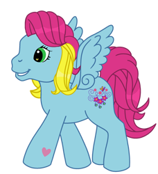 Size: 1868x2048 | Tagged: safe, artist:lizzmcclin, imported from derpibooru, thistle whistle, pegasus, pony, female, g3, simple background, solo, transparent background