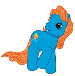 Size: 1868x1886 | Tagged: safe, artist:lizzmcclin, imported from derpibooru, waterfire, earth pony, pony, female, g3, simple background, solo, transparent background