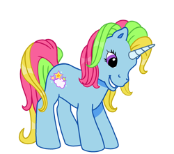 Size: 1920x1700 | Tagged: safe, artist:lizzmcclin, imported from derpibooru, whistle wishes, pony, unicorn, female, g3, horn, simple background, solo, transparent background