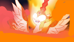 Size: 1280x720 | Tagged: safe, alternate version, artist:mm15766, imported from derpibooru, daybreaker, princess celestia, alicorn, alternate universe, female, solo