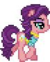 Size: 72x90 | Tagged: safe, artist:botchan-mlp, imported from derpibooru, spoiled rich, earth pony, pony, animated, clothes, desktop ponies, digital art, female, mare, pixel art, simple background, solo, sprite, transparent background, trotting