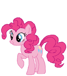 Size: 397x453 | Tagged: safe, artist:qjosh, imported from derpibooru, pinkie pie, earth pony, pony, age regression, female, sequence, solo, younger