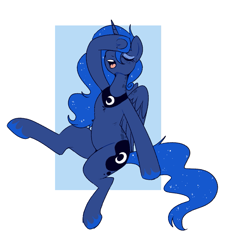 Size: 869x943 | Tagged: safe, artist:lulubell, imported from derpibooru, princess luna, pony, dramatic, solo, the vapors