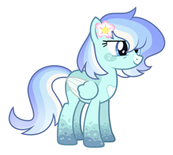 Size: 1955x1749 | Tagged: safe, artist:sapphiretwinkle, imported from derpibooru, oc, oc only, pegasus, pony, female, flower, flower in hair, mare, simple background, solo, transparent background