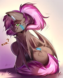 Size: 2200x2700 | Tagged: safe, artist:marlowws, oc, oc only, bat pony, pony, female, mare