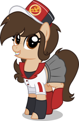 Size: 4000x6098 | Tagged: safe, artist:moliminous, oc, oc only, pony, braces, clothes, female, mare, skirt