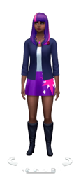 Size: 1170x2532 | Tagged: safe, imported from twibooru, equestria girls, image, png, solo, the sims, the sims 4