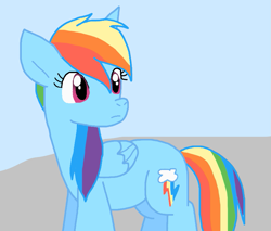 Size: 833x711 | Tagged: safe, artist:cmara, imported from derpibooru, rainbow dash, pegasus, female, solo