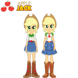 Size: 1500x1500 | Tagged: safe, artist:rupahrusyaidi, edit, edited screencap, imported from derpibooru, screencap, applejack, equestria girls, applejack's hat, background removed, boots, clothes, cowboy hat, female, hat, looking at you, my little pony equestria girls: better together, self paradox, shoes, simple background, transparent background