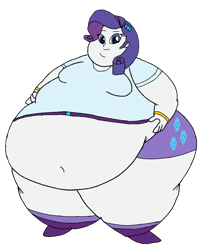 Size: 800x988 | Tagged: safe, artist:johnvi20, imported from derpibooru, rarity, human, breasts, busty rarity, fat, female, morbidly obese, obese, overweight, raritubby, simple background, solo, transparent background