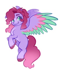 Size: 847x1024 | Tagged: safe, artist:catmintyt, imported from derpibooru, oc, oc only, pegasus, pony, pegasus oc, solo, wings