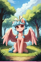 Size: 768x1166 | Tagged: safe, imported from derpibooru, cozy glow, pegasus, ai content, ai generated, female, solo