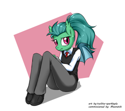 Size: 1168x1038 | Tagged: safe, artist:twilite-sparkleplz, imported from derpibooru, oc, oc only, oc:carte blanche, anthro, bat pony, anthro oc, bat pony oc, bat wings, clothes, coat markings, crossdressing, freckles, male, pants, school uniform, sitting, sketchbook, solo, wings