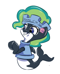 Size: 1368x1680 | Tagged: safe, artist:lytlethelemur, imported from derpibooru, oc, oc only, oc:marina (efnw), orca, orca pony, original species, pony, everfree northwest, simple background, solo, transparent background