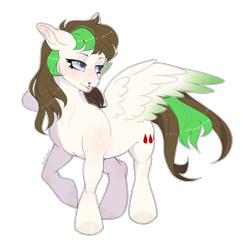 Size: 1506x1458 | Tagged: safe, artist:shady-bush, imported from derpibooru, oc, oc only, pegasus, pony, artfight, blood, nosebleed, pegasus oc, simple background, solo, transparent background, wings