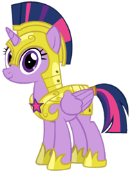 Size: 800x1045 | Tagged: safe, artist:eyvaricko, artist:twilyisbestpone, imported from derpibooru, twilight sparkle, alicorn, pony, armor, base used, female, helmet, hoof shoes, looking at you, mare, royal guard, royal guard armor, simple background, smiling, smiling at you, solo, transparent background, twilight sparkle (alicorn)