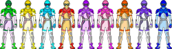 Size: 11017x3142 | Tagged: safe, edit, editor:pascalmulokozi2, imported from derpibooru, applejack, fluttershy, pinkie pie, rainbow dash, rarity, starlight glimmer, sunset shimmer, trixie, twilight sparkle, human, equestria girls, armor, background removed, clothes, kamen rider, kamen rider ex-aid, render, simple background, suit, tokusatsu, transparent background, vector