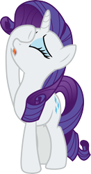 Size: 3000x5706 | Tagged: safe, artist:cloudy glow, imported from derpibooru, rarity, unicorn, female, horn, rarity being rarity, simple background, transparent background, vector