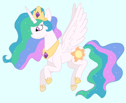 Size: 1858x1517 | Tagged: safe, artist:cmara, imported from derpibooru, princess celestia, alicorn, female, jewelry, regalia, solo