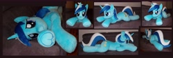 Size: 9224x3112 | Tagged: safe, artist:calusariac, imported from derpibooru, minuette, pony, absurd resolution, irl, photo, plushie, solo