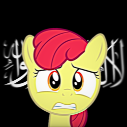 Size: 2048x2048 | Tagged: safe, imported from twibooru, apple bloom, pony, allahu akbar, anti lgbt, homophobia, image, islam, jihad, png, shahada, transphobia