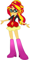 Size: 593x1171 | Tagged: safe, imported from twibooru, equestria girls, image, png, solo