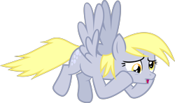 Size: 5000x2965 | Tagged: safe, artist:dropple-rd, imported from derpibooru, derpy hooves, pegasus, pony, female, flying, high res, looking at something, mare, open mouth, simple background, solo, spread wings, transparent background, vector, wings