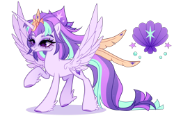 Size: 2700x1808 | Tagged: safe, artist:just-silvushka, imported from derpibooru, oc, oc only, alicorn, pony, adoptable, clam, concave belly, crown, feathered fetlocks, feathered wings, female, horn, jewelry, long tail, next generation, regalia, simple background, slender, solo, spread wings, standing on two hooves, straight hair, tail, thin, transparent background, wings