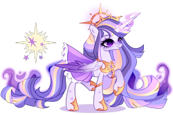 Size: 3000x2000 | Tagged: safe, artist:just-silvushka, imported from derpibooru, oc, oc only, unnamed oc, alicorn, pony, adoptable, alicorn oc, big eyes, blushing, clothes, coat markings, colored eyebrows, concave belly, crown, cutie mark, ethereal mane, ethereal tail, eyeshadow, facial markings, female, frilly skirt, glowing, glowing horn, halo, hoof shoes, horn, jewelry, long eyelashes, long hair, long horn, long legs, long mane, long tail, magic, magical lesbian spawn, makeup, mare, markings, multicolored mane, multicolored tail, next generation, nose blush, offspring, parent:princess celestia, parent:twilight sparkle, parents:twilestia, peytral, princess shoes, purple blush, purple coat, purple eyes, purple eyeshadow, purple fur, purple magic, purple skirt, raised hoof, raised leg, regalia, shiny eyes, simple background, skirt, slender, smiling, solo, sparkly mane, sparkly tail, standing, standing on two hooves, star (coat marking), star mark, stars, straight mane, straight tail, striped mane, striped tail, tail, thin, transparent background, unicorn horn, wings