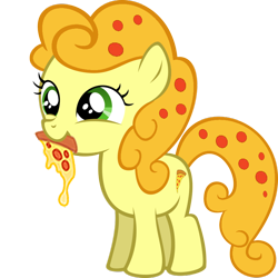 Size: 800x801 | Tagged: safe, imported from derpibooru, oc, oc only, oc:pizza pie, earth pony, food pony, original species, pizza pony, pony, fanfic:full friendship's magic, april fools, april fools joke, food, pizza, pizza pie, ponified