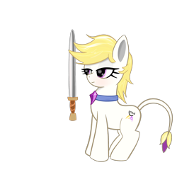 Size: 2048x2048 | Tagged: safe, artist:knife smile, imported from derpibooru, oc, oc only, oc:异星念念, commission, simple background, solo, sword, transparent background, weapon