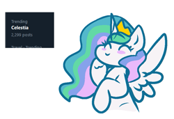 Size: 909x623 | Tagged: safe, artist:zutcha, imported from derpibooru, princess celestia, alicorn, pony, blush sticker, blushing, cute, cutelestia, female, mare, meta, simple background, smiling, solo, spread wings, twitter, underhoof, white background, wings