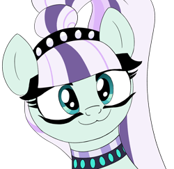 Size: 1340x1304 | Tagged: safe, artist:ligmire, imported from derpibooru, coloratura, earth pony, pony, countess coloratura, female, smiling, solo, solo female