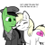 Size: 2000x2000 | Tagged: safe, oc, oc:anon, oc:anon stallion, oc:aryanne, pony, clothes, couple, dialogue, female, happy, iron cross, male, male and female, mare, military uniform, nazi, simple background, skull, smiley face, smiling, smiling at each other, stallion, text, transparent background, true capitalist radio, uniform, wholesome