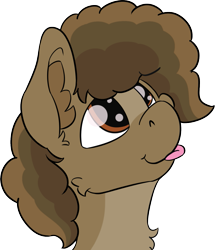 Size: 1101x1278 | Tagged: safe, artist:dsksh, imported from derpibooru, oc, oc only, oc:coffee cloud, pegasus, pony, :p, bust, ear fluff, pegasus oc, portrait, simple background, solo, tongue out, transparent background, wings