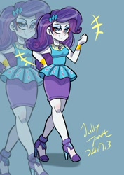 Size: 1240x1754 | Tagged: safe, artist:jully-park, imported from derpibooru, rarity, equestria girls, simple background, solo