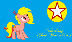 Size: 1024x602 | Tagged: safe, artist:scoutimusprime, imported from derpibooru, oc, oc only, solo, south vietnam, vietnam