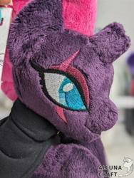 Size: 1620x2160 | Tagged: safe, artist:allunacraft, imported from derpibooru, tempest shadow, pony, irl, photo, plushie, solo