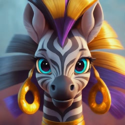 Size: 1536x1536 | Tagged: safe, imported from derpibooru, zecora, ai content, ai generated, gemini, gemini ai