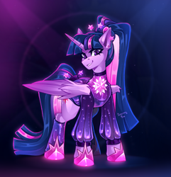 Size: 2559x2658 | Tagged: safe, artist:buvanybu, imported from derpibooru, twilight sparkle, alicorn, pony, female, solo, twilight sparkle (alicorn)