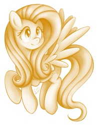 Size: 775x999 | Tagged: safe, artist:czscribbles, imported from derpibooru, part of a set, fluttershy, pegasus, pony, female, flying, mare, monochrome, simple background, smiling, solo, spread wings, white background, wings