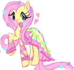 Size: 730x693 | Tagged: safe, artist:tinkerdolly, imported from derpibooru, fluttershy, pegasus, female, mare, outfit